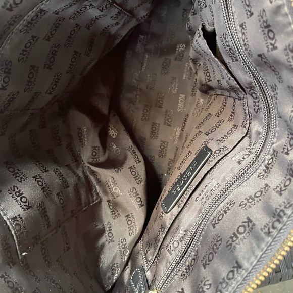 MICHAEL KORS BAG,Michael Kors Black Monogram Handbag - Picture 14 of 17